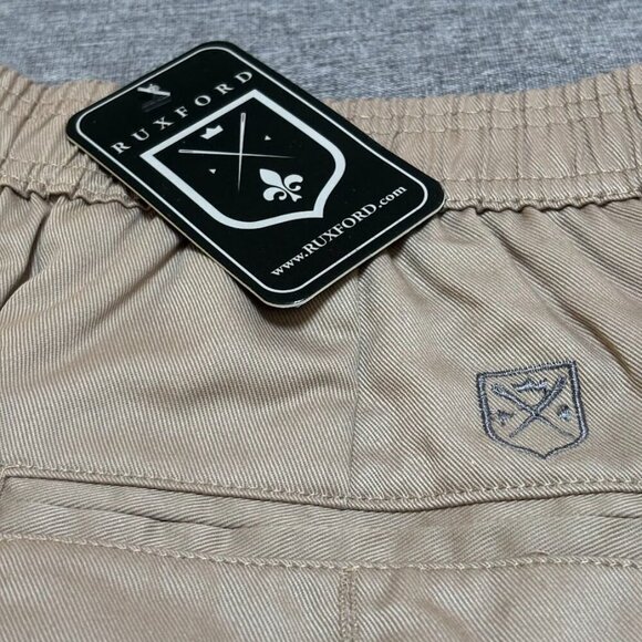 Ruxford Men's Relax Fit Elastic Waist Pants - Adaptive, Casual Twill - Picture 6 of 7
